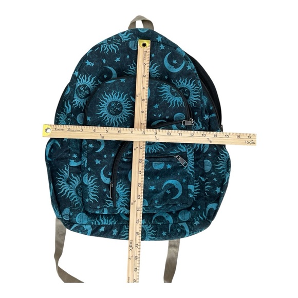 Rising International Celestial Sun Moon Backpack Boho Y2K - Picture 5 of 6